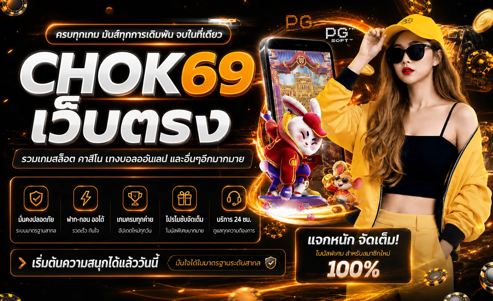 CHOK69 ทางเข้าเว็บตรง สมัครและเข้าเล่นบนมือถือ